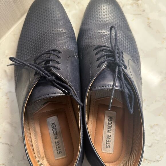 Blue Steve Madden Men’s Dress Shoes main image 4